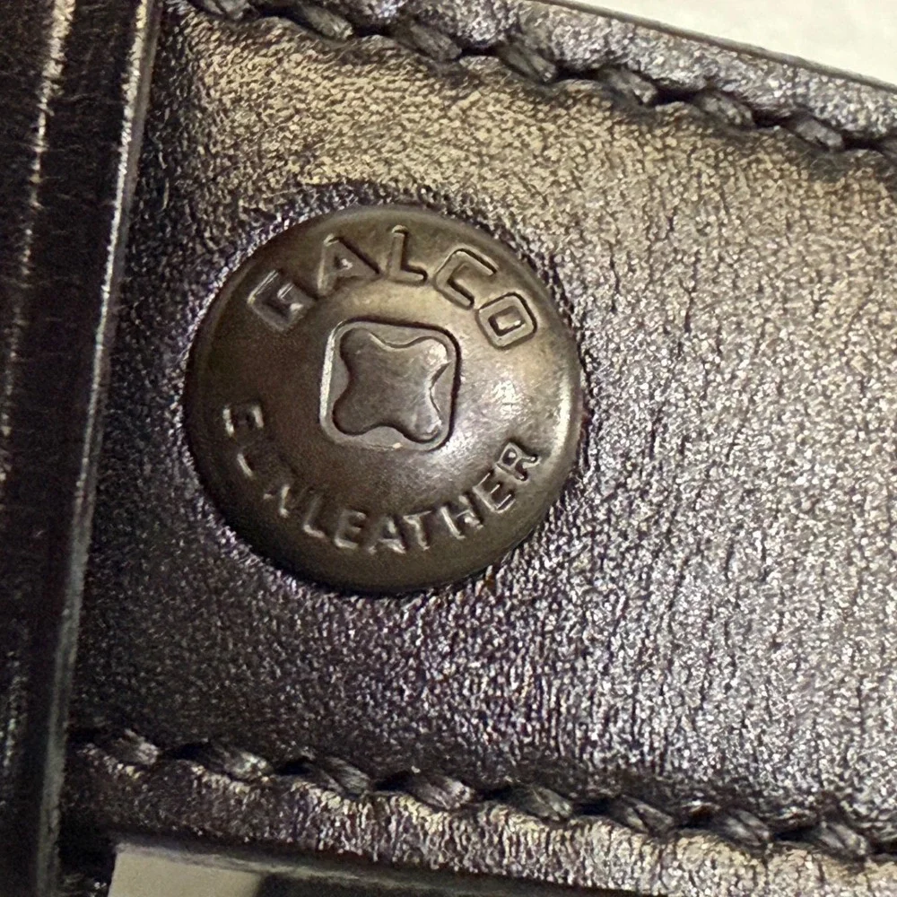 Galco Gunleather COP Series Black Leather Duty Belt CSB7 40B Silver Buckle 40‎